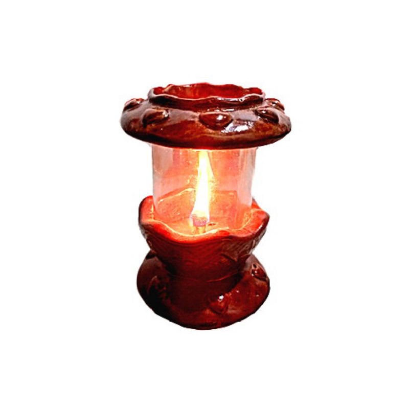 Lampu damar minyak goreng unik