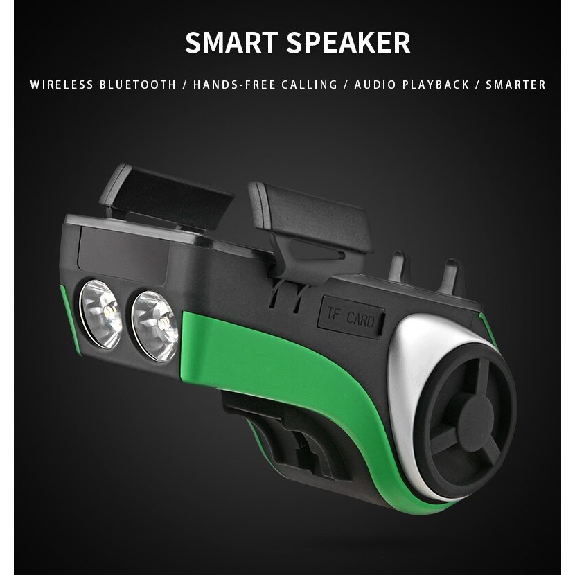 AKN88 - Multifunction Bicycle Powerbank Phone Holder with Speaker and LED