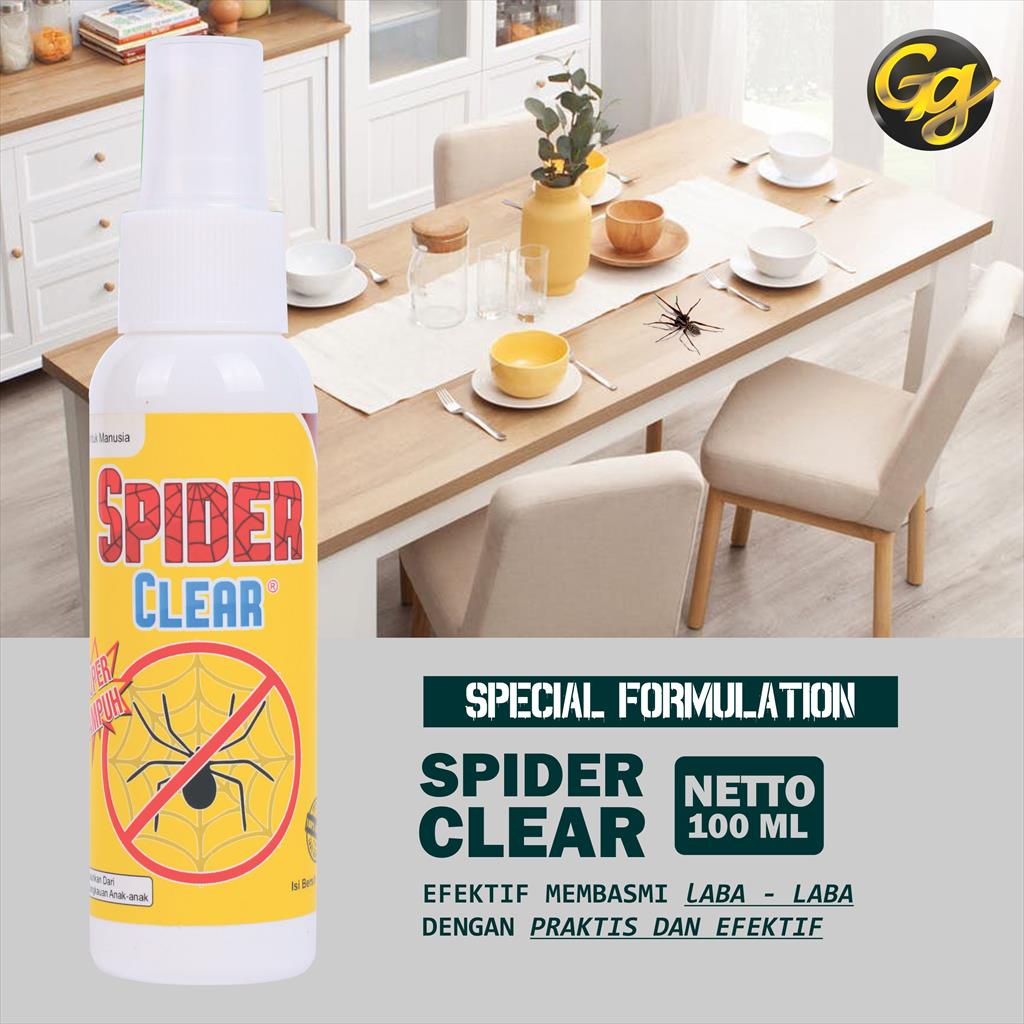 SPIDER CLEAR 100 ML PEMBASMI LABA LABA INSEKTISIDA