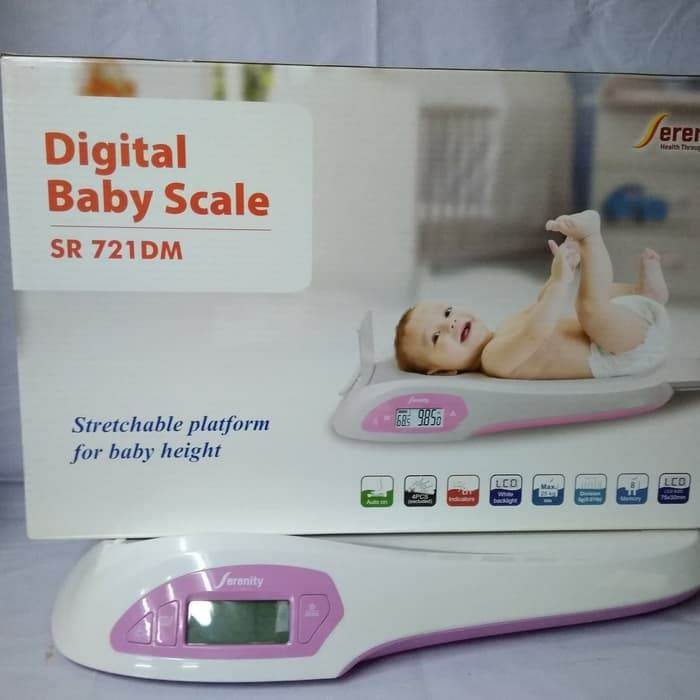 Jual TIMBANGAN BABY DIGITAL BABY SCALE SR 721 DM SERENITY | Shopee ...