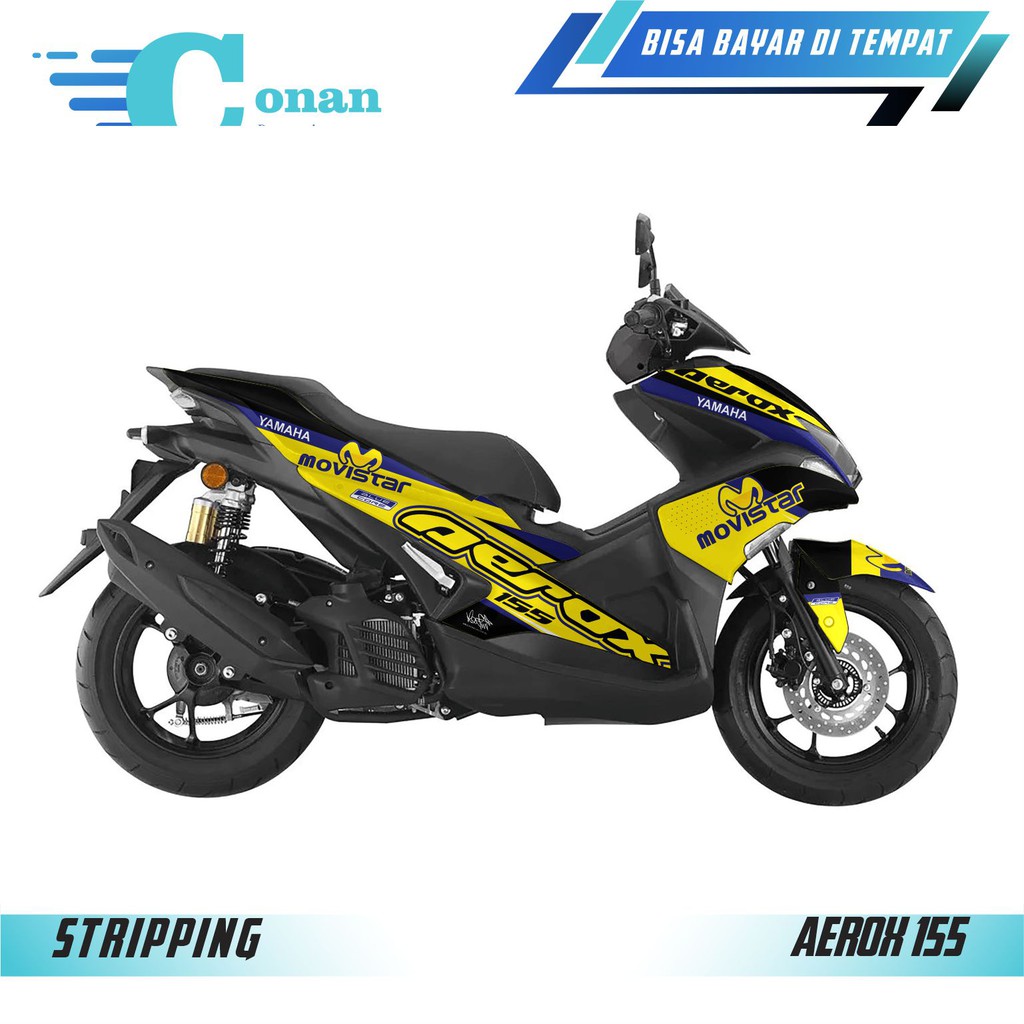 Decal Yamaha Aerox Fullbody Movistar Termurah