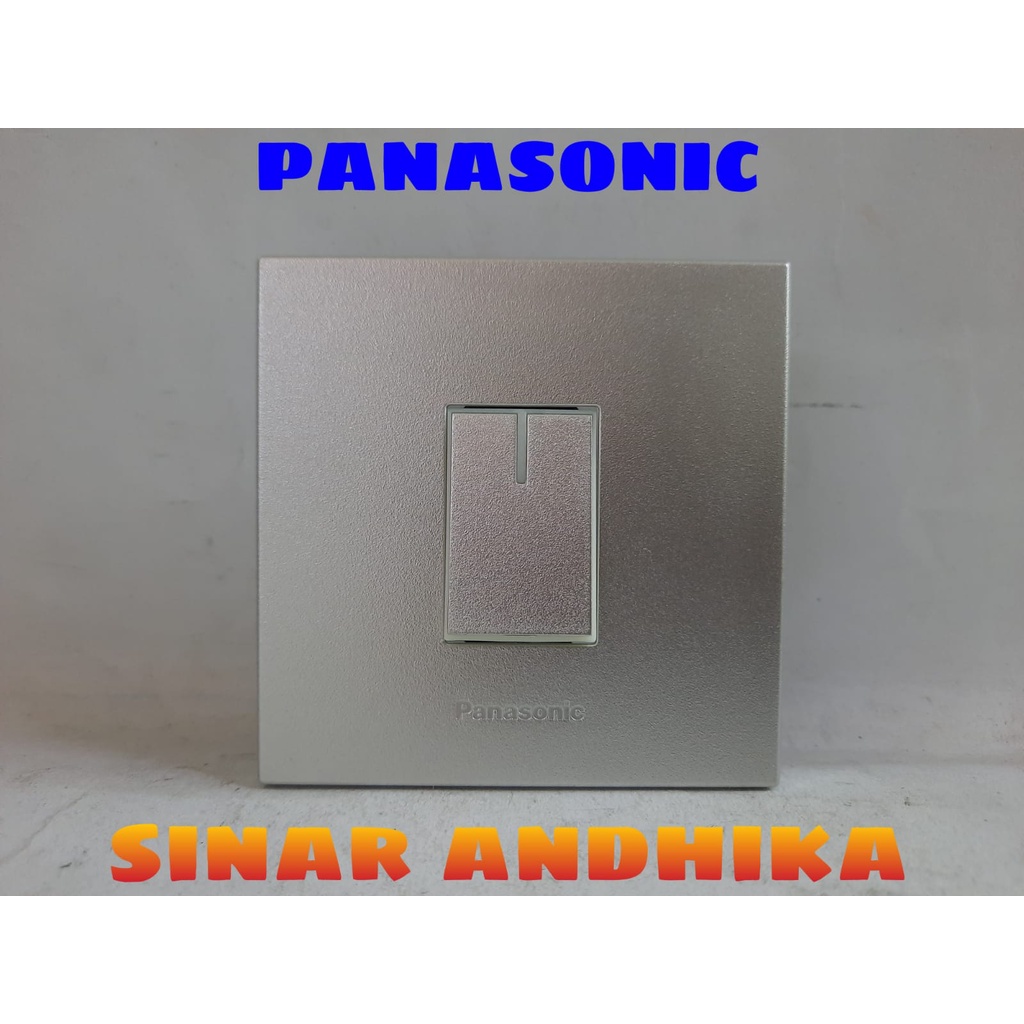 SAKLAR ENGKEL KECIL HOTEL SILVER ECO C STYLE E PANASONIC WESJ 78019MWS+WESJ 5932MWS