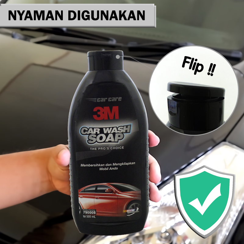 3M Auto Sabun Cuci Mobil 500 ML COMBO 5 Pcs Car Wash Soap Shampo Motor Non Korosif CMB05-3M-79000B