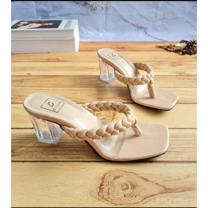 ABBUSHOES AJ 16 hak kaca jepit kepang  umicrona 7cm