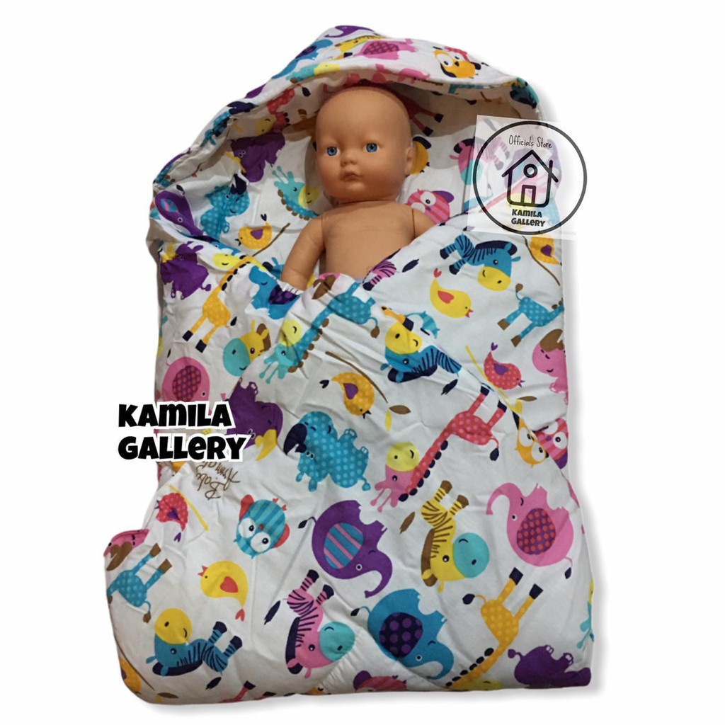 FREE TAS MIKA!! Selimut topi bayi - baby blanket - hoodie blanket baby / kado lahiran bayi