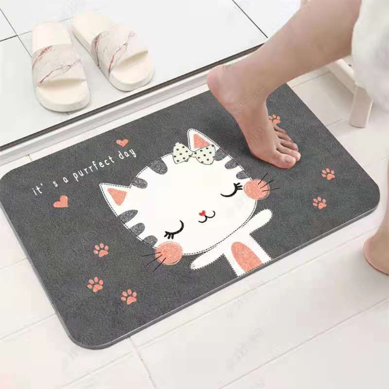 BABEE - KESET KAMAR MANDI ANTI SLIP MOTIF ANIMAL CANTIK / KESET KAKI KARAKTER / LAP KAKI KAMAR TIDUR