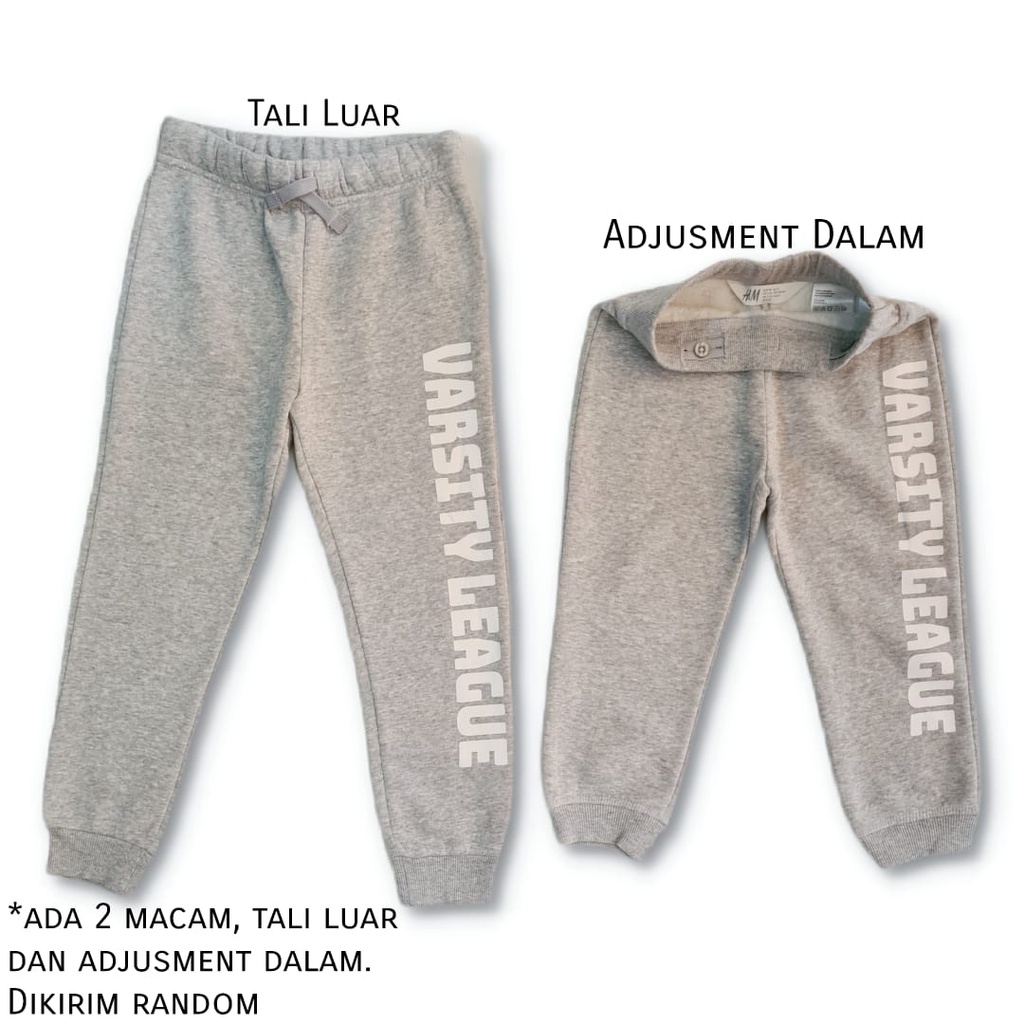 PD778 HM Jogger Anak Cowok Varsity