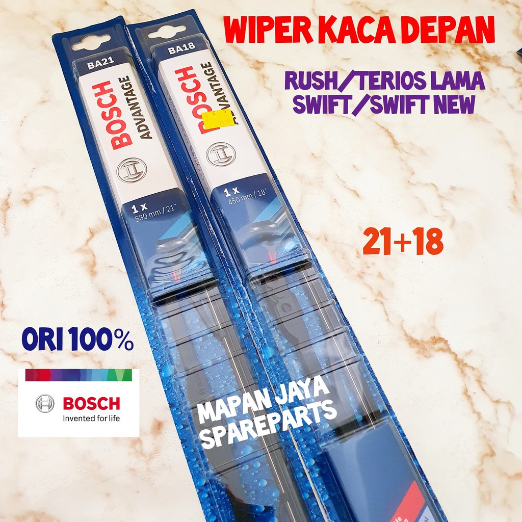 BOSCH WIPER DEPAN - RUSH TERIOS 2008-2015 / SWIFT (ORI)