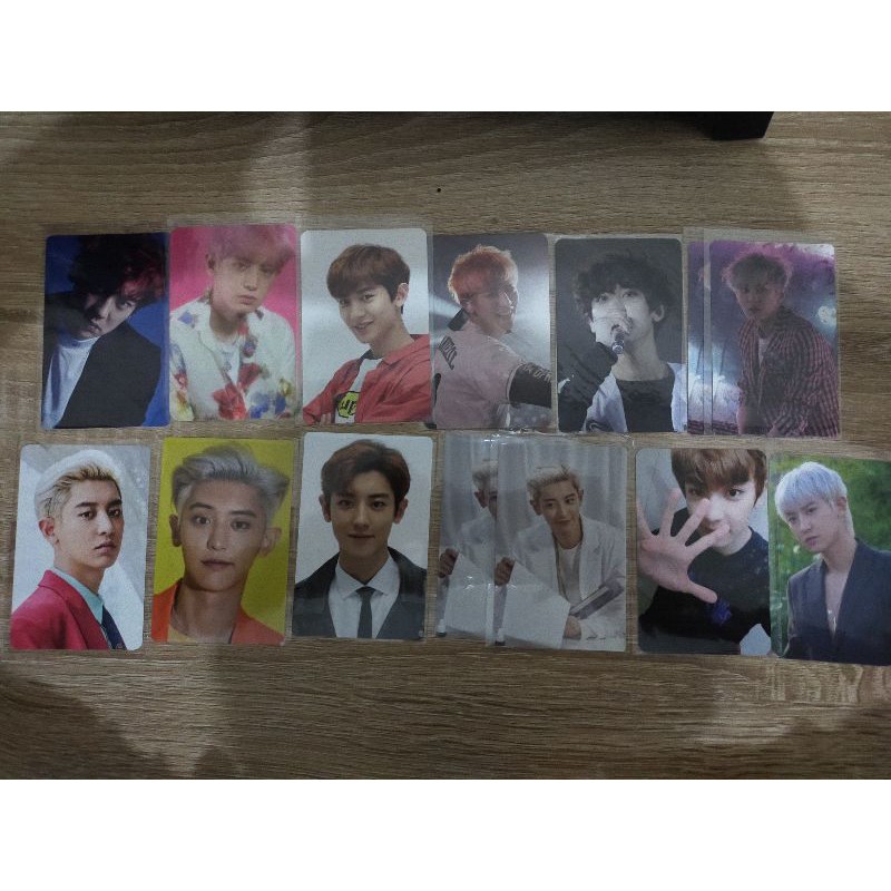 (RARE) PC PHOTOCARD EXO CHANYEOL OFFICIAL FIGURE KEYRING ELYXION EXPLORATION PAPER TOY VOICE KEYRING