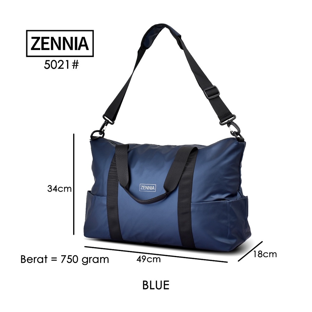 Tas Gym Zennia 5021 Travelbag Tas Travel Vacation Portable Water Tas Koper Resistant