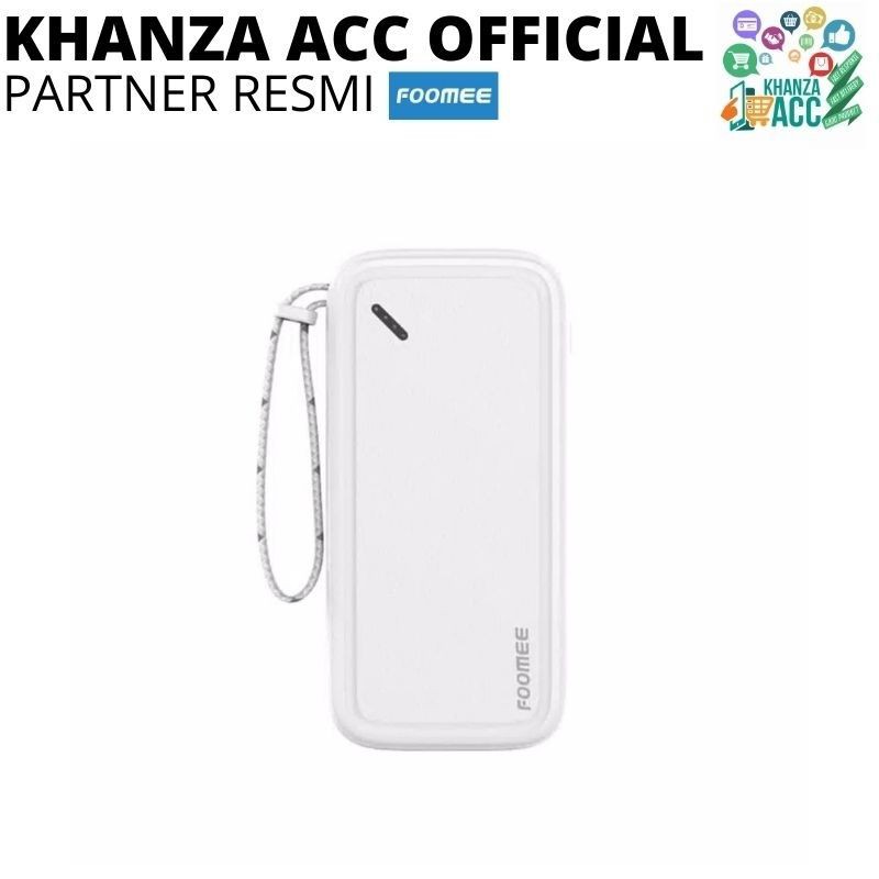 KHANZAACC Foomee PowerBank AU10 10000mAh Dual USB Output dan Input