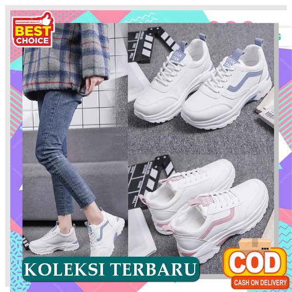 Sepatu Srs Wanita Kekinian Import Md 73 Sneakers Tanpa Tali Untuk (Terbaru) Sapatu Kets Cats Kasual 