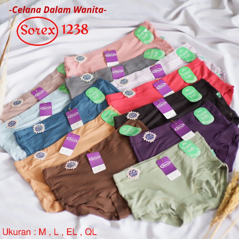 CD/Celana Dalam SOREX super soft art 1238 - Celana Dalam Wanita- bahan super soft