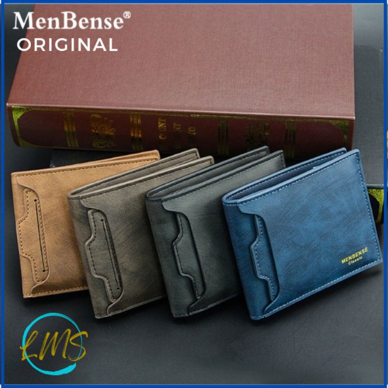 Dompet Lipat Pria Kulit Branded MENBENSE ORIGINAL