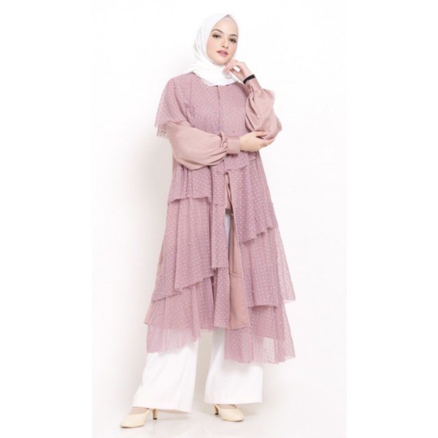 Preloved Ohara Tunic Dress Dusty Purple - BIA by Zaskia Mecca