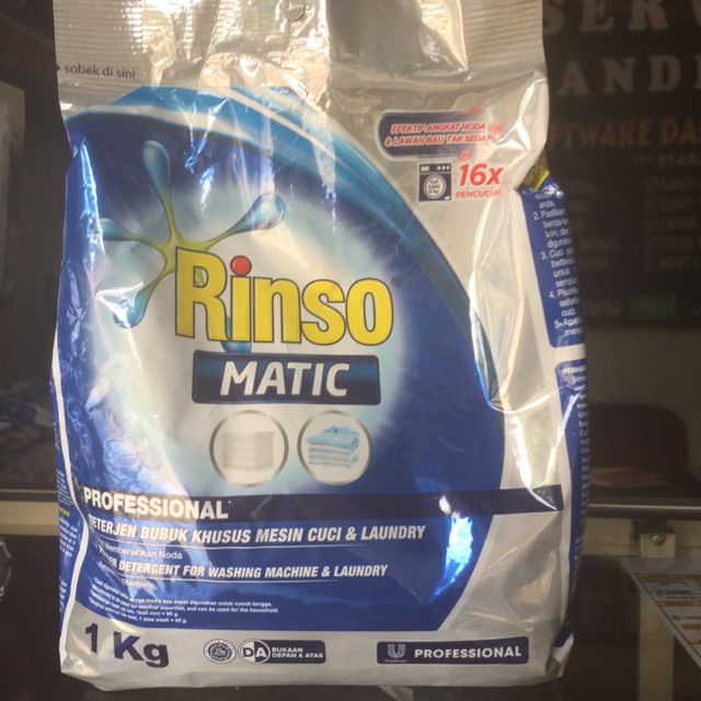 Rinso matic bubuk professional 900 gram