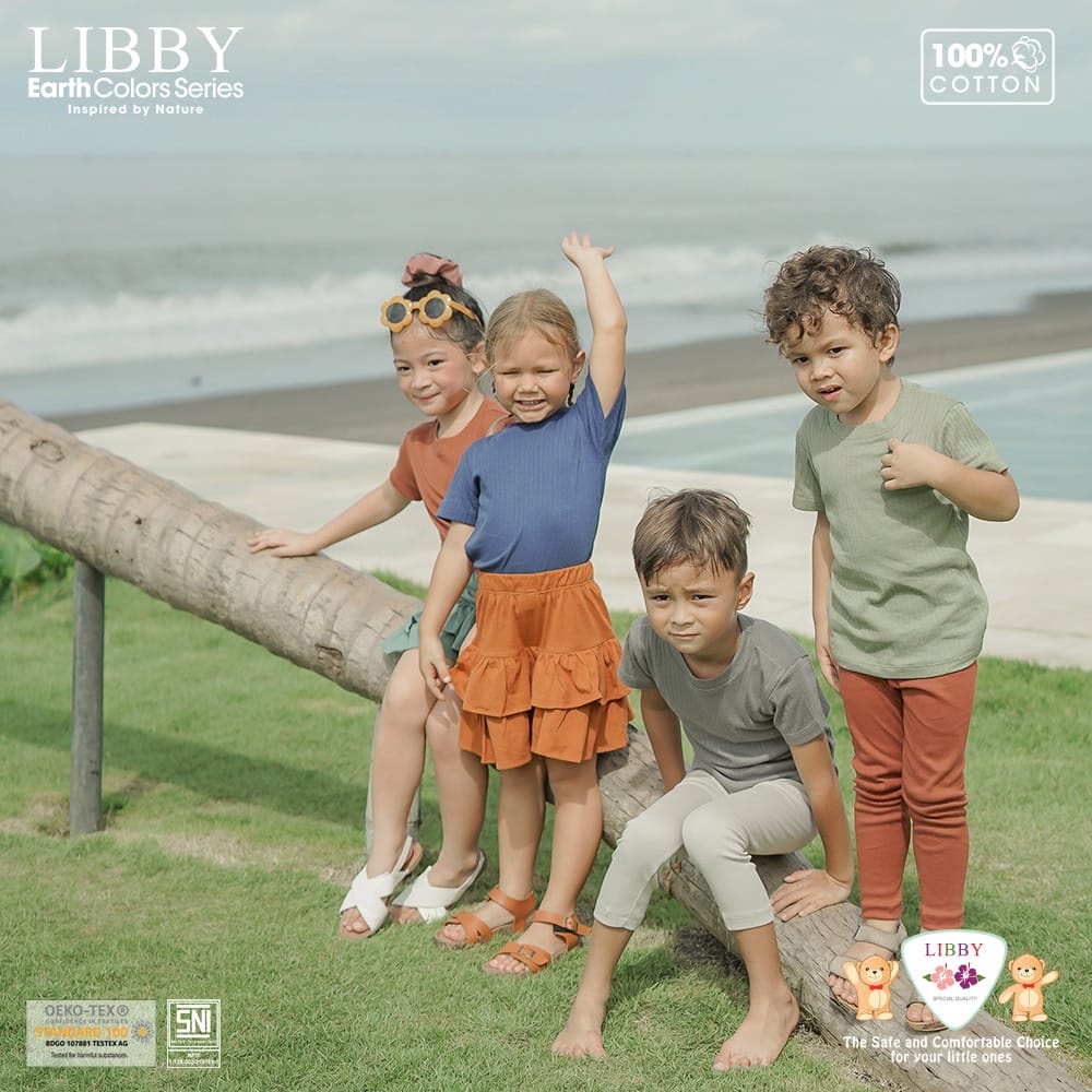 LIBBY - EASY SHIRT GIRL LIBBY - KAOS LIBBY - BAJU LIBBY - ATASAN ANAK PEREMPUAN