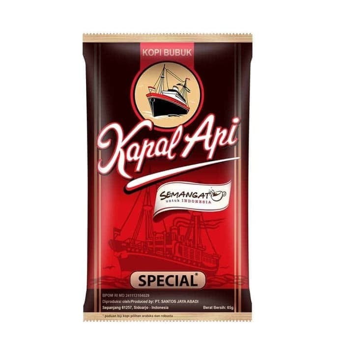 

Kapal Api SPECIAL Kopi murni bubuk 65gr