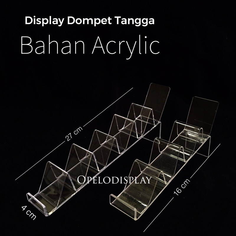 DISPLAY ACRYLIC TANGGA 6 BARIS