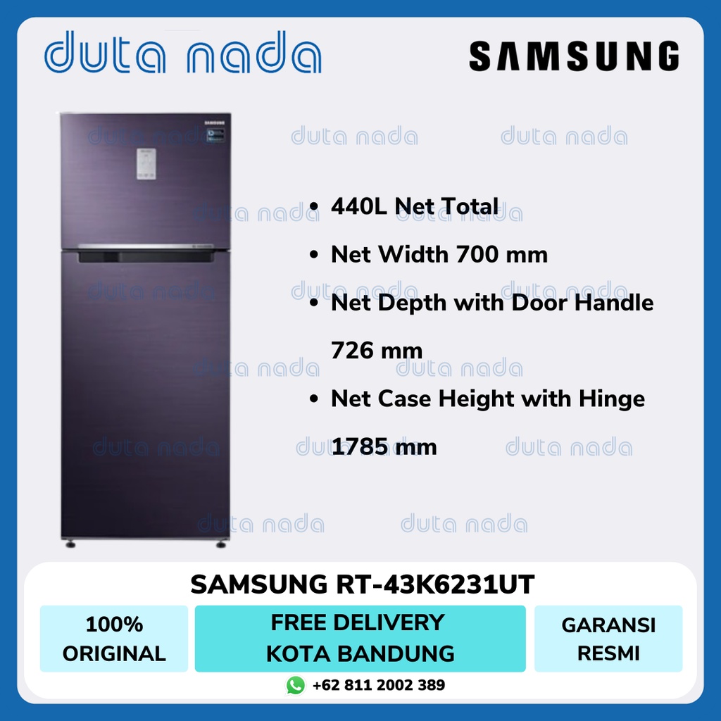 SAMSUNG Kulkas 2 Pintu RT-43K6231UT