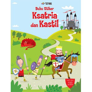 Buku Erlangga ANAK 01180780 BUKU STIKER: KESATRIA & KASTIL