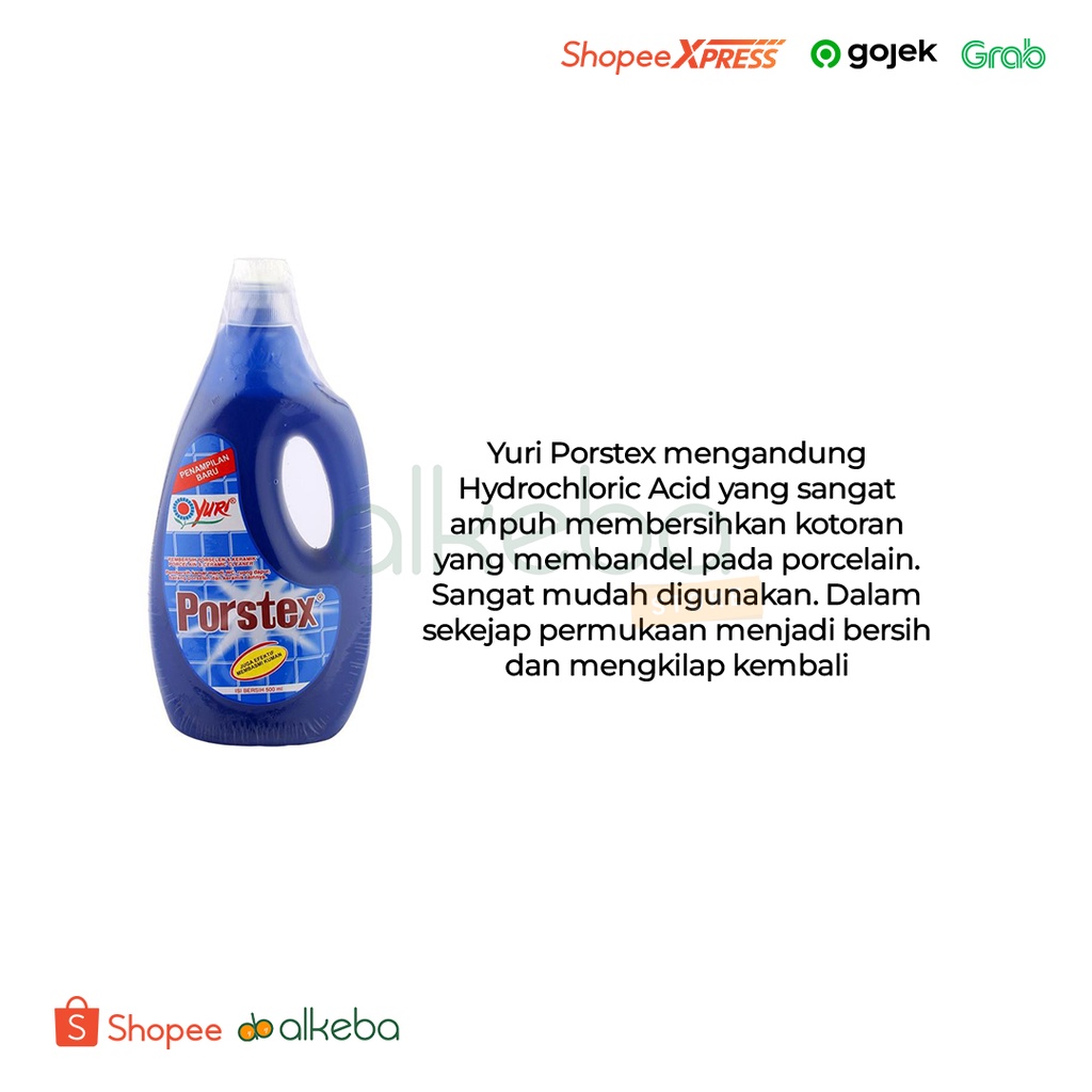 Porstex Yuri pembersih pocelain poreselen keramik wc dapur 1000 ml