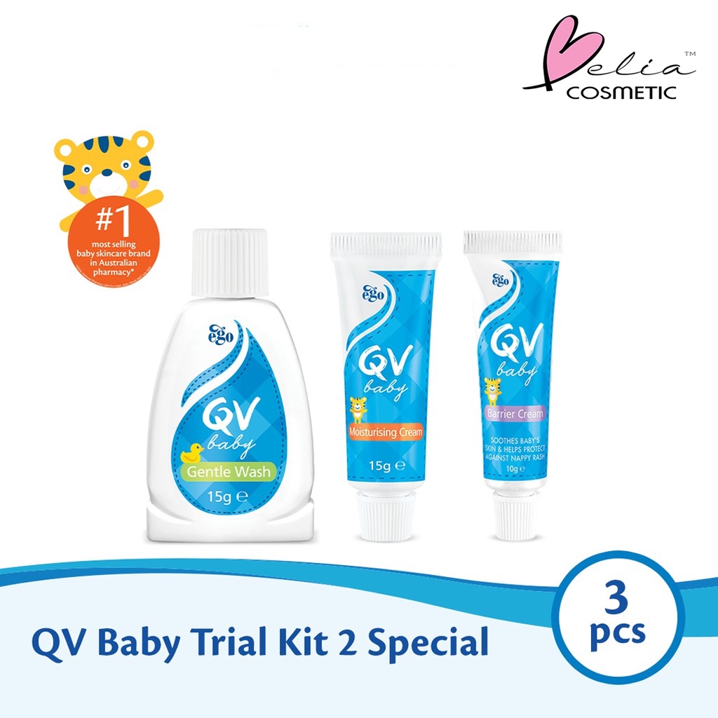 ❤ BELIA ❤ QV Baby Bath Oil | Shampoo &amp; Conditioner | Barrier Cream | Moist Cream | Gentle Wash(BPOM)