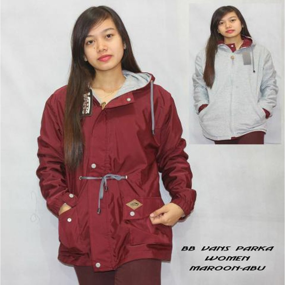 Jaket Bb Parka Maroon Abu