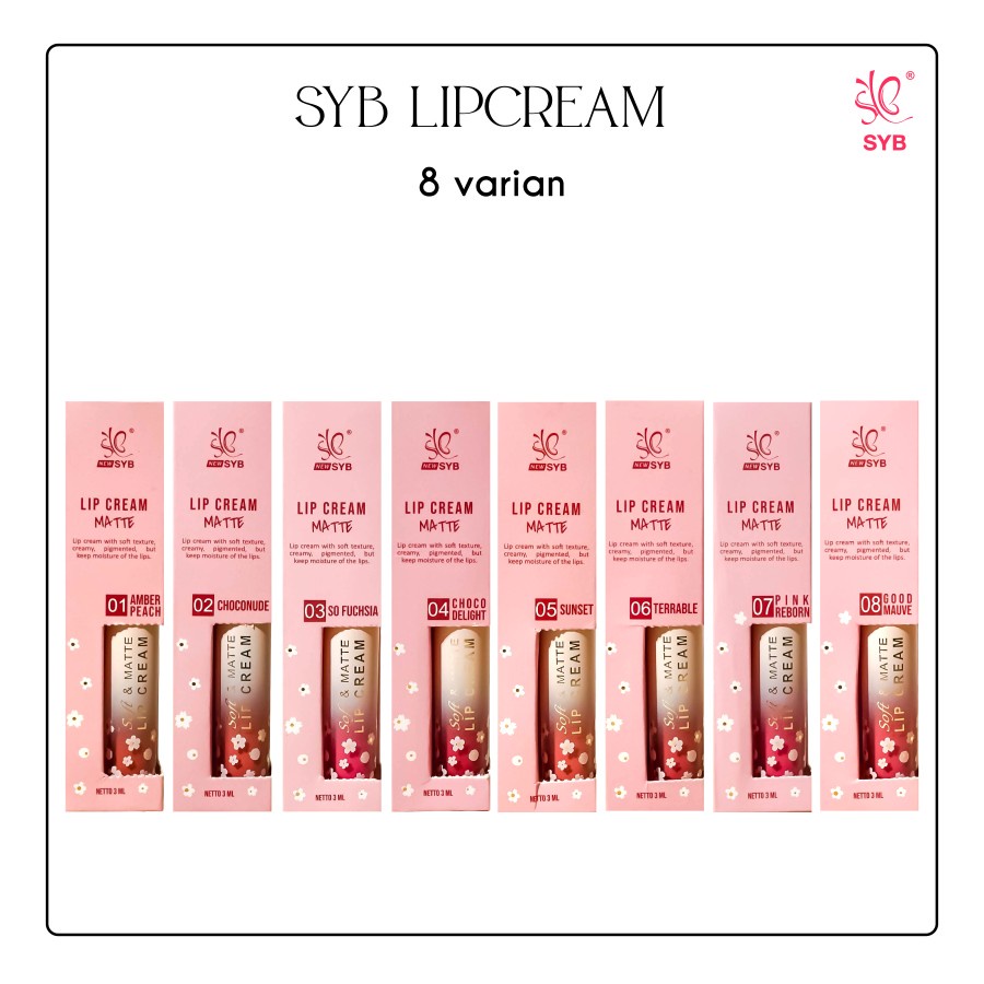 ★ BB ★ SYB LIP CREAM MATTE - LIPSTIK - LIP CREAM