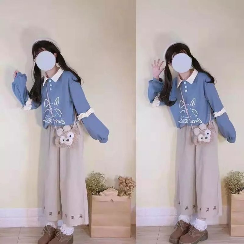 KAWAII USAGI SWEET COLLAR SWEATER