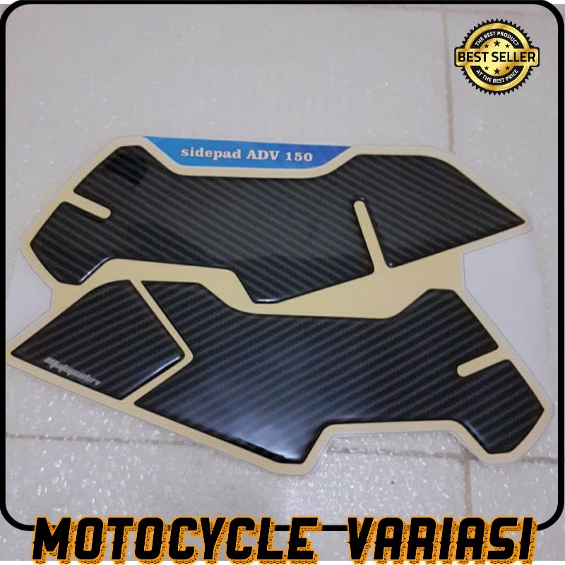 Stiker Sidepad pijakan kaki Honda ADV 150 resin premium