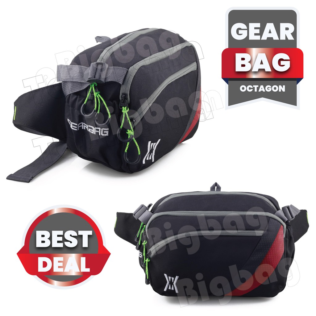 Gear Bag - Octagon Waistbag -13101 - Tas Pinggang Pria Tas Pinggang