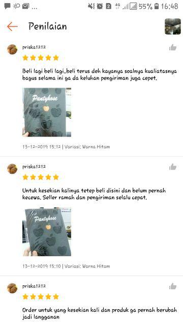 Stoking / Stocking Celana Pantyhose Hitam, Krem, Abu-abu 120d