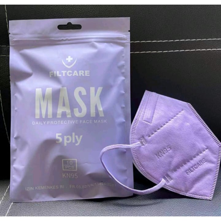 MIINII Masker KN-95 Kemaskes RI 5 PLY ISI 10PCS