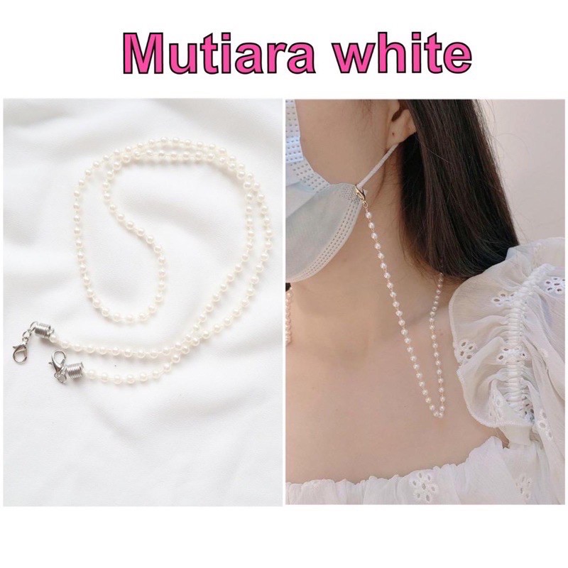 Strap masker ala korea / mask chain kalung masker / tali masker strap rantai / strap rantai korea 1