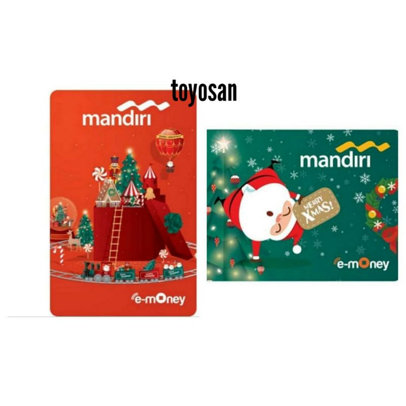 Kartu Etoll Emoney Mandiri saldo 0 - Christmas