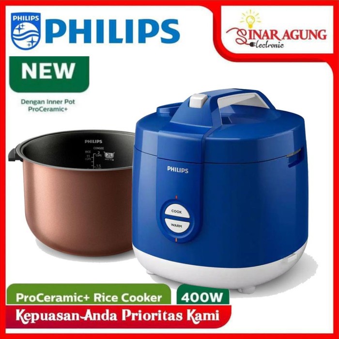 Philips Daily Collection Rice Cooker HD3131 / HD3131 / HD-3131 - Blue Rice Cooker Aesthetic Travel A