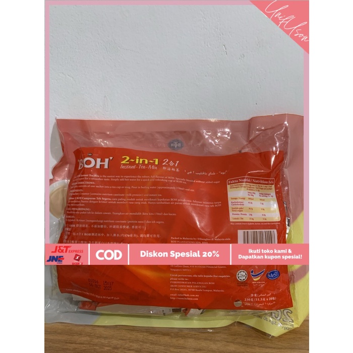 

⭐COD⭐ Boh Teh Tarik Susu 2in1 Tanpa Gula Milk Tea Creamer