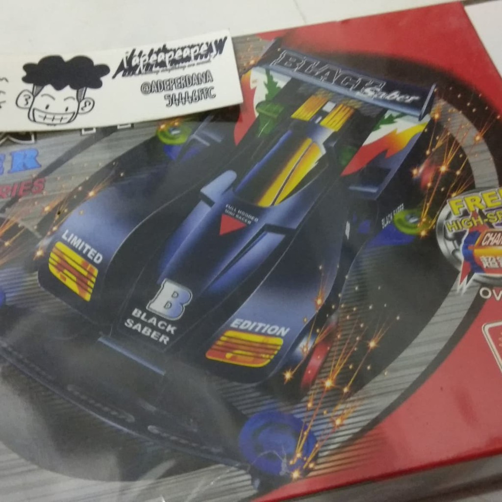 Tamiya Let's & Go Black Saber Merk Image Mini 4 WD Mini4WD Murah