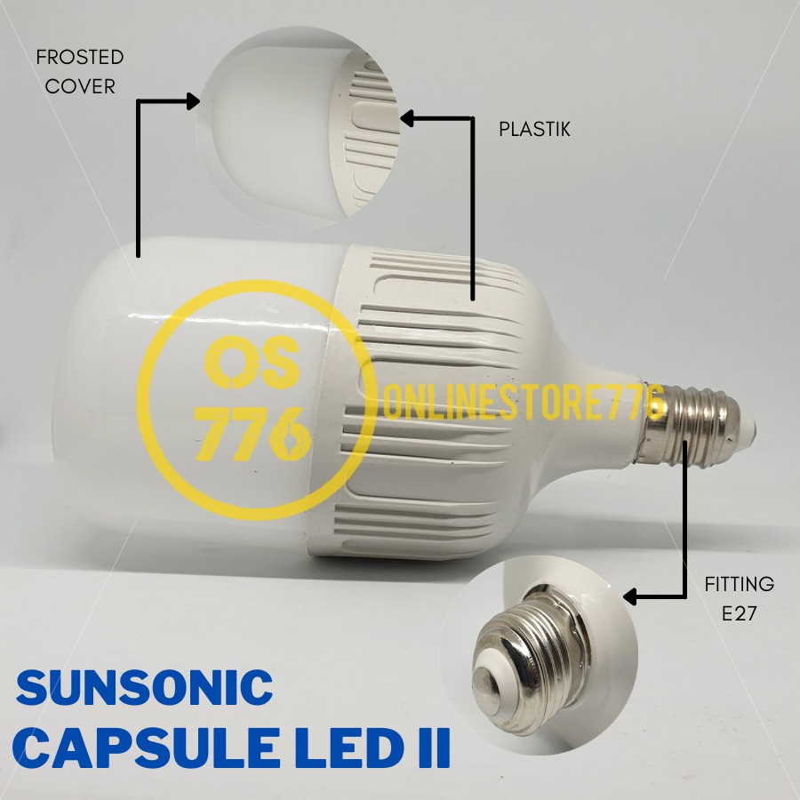 Lampu Sunsonic Capsule 5w Lampu LED 5 Watt Bohlam