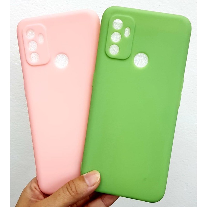 SOFTCASE MACARON WARNA OPPO A53 2020 NEW TEMPEREDGLASS