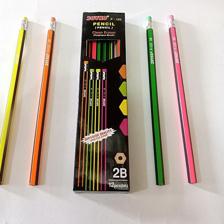 

CODEO4a4Z--PENSIL / PENCIL JOYKO P-103 4 WARNA + PENGHAPUS GROSIR