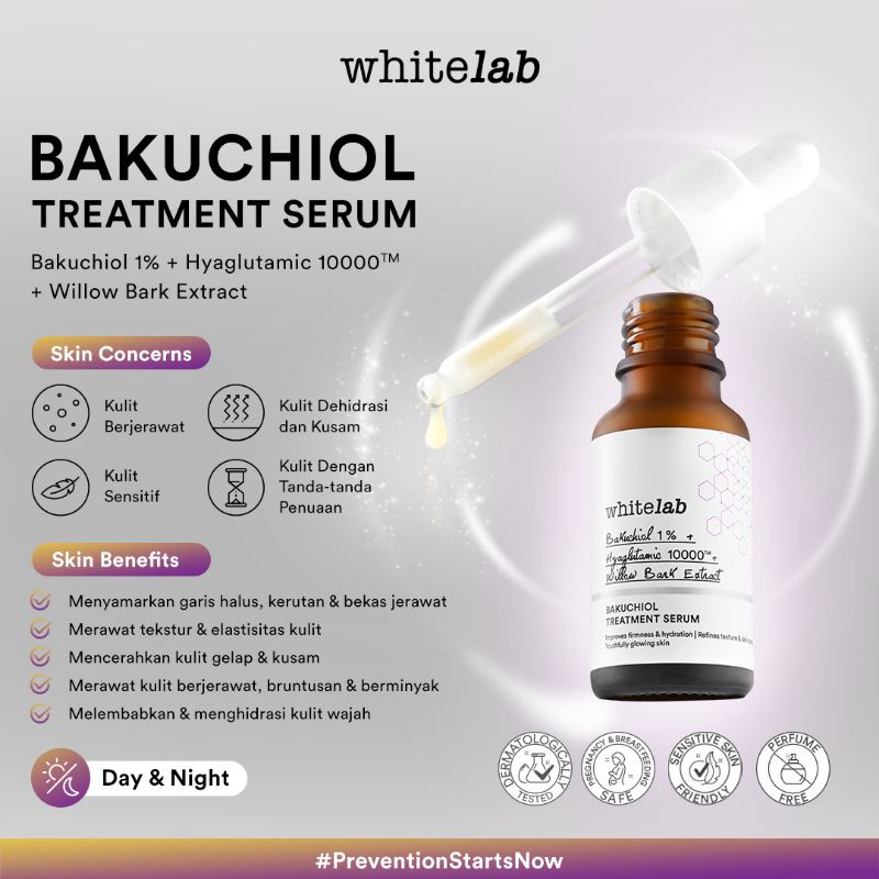 WHITELAB BAKUCHIOL TREATMENT SERUM 20ML