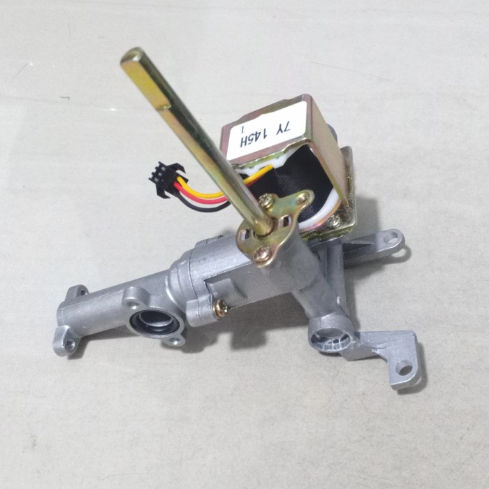 Gas Inlet Water Heater LPG Solenoid Valve + Connector Burner Kompor