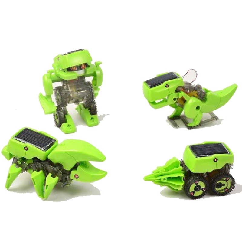 4 in 1 Transforming Solar Robot Science &amp; Education DIY Toys Kids - 1015