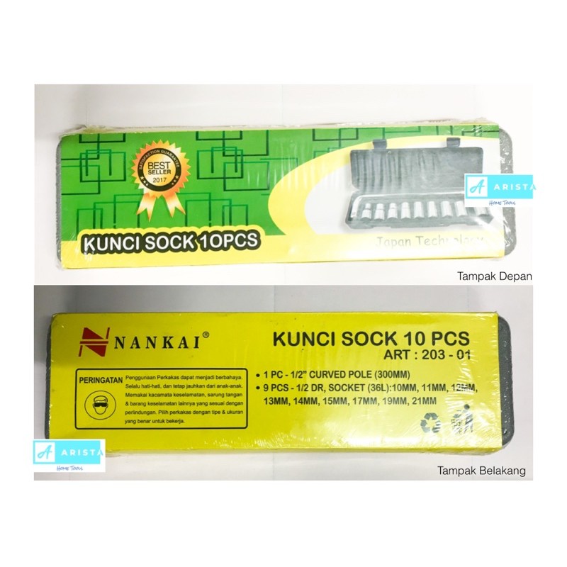 Kunci Sok 10 pcs / 21 pcs