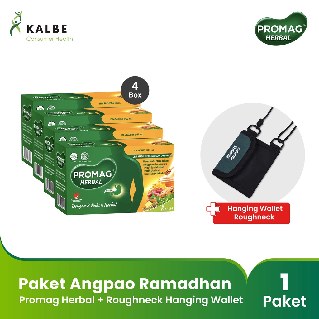 Paket Dompet Anak Kos Promag Herbal X Roughneck