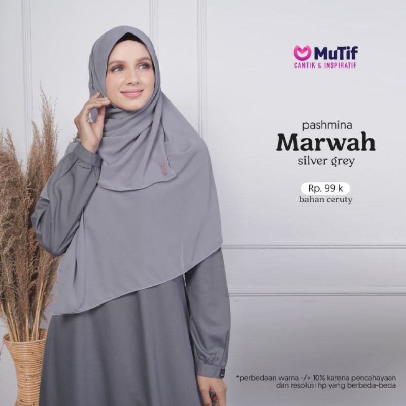 Pashmina Marwah Mutif Kerudung