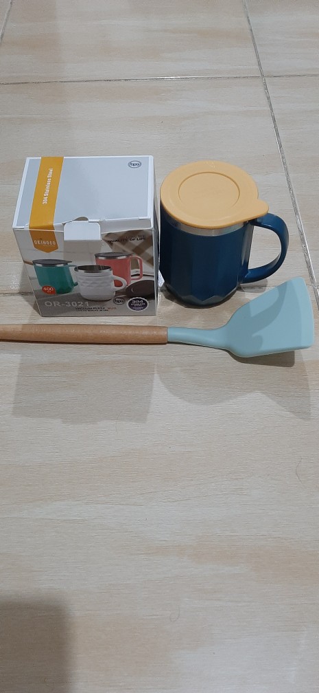 Orinoco Alat Masak Sutil Silicone Solid Turner / Tahan Panas Anti Leleh / Or-203a Tosca