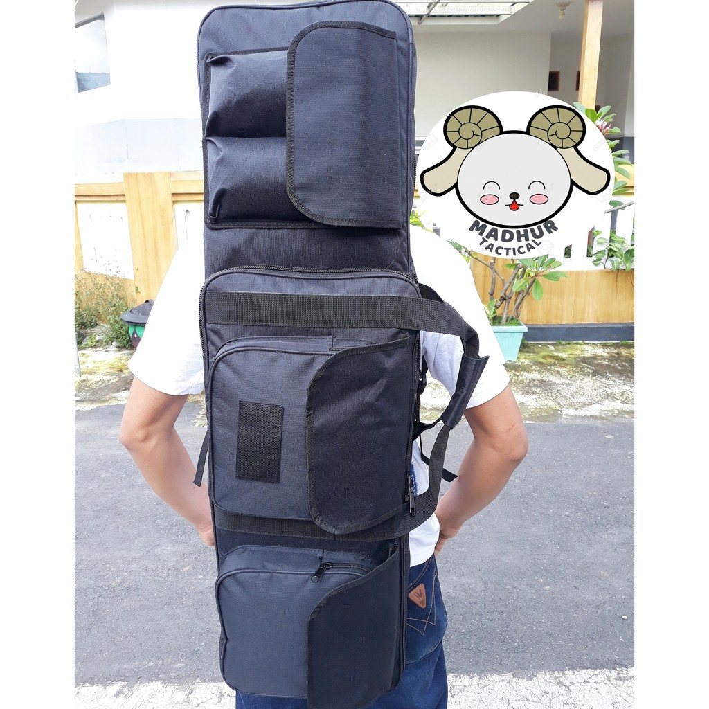 Tas Senapan Gun Bag Panjang 80 cm Isi 2 Unit